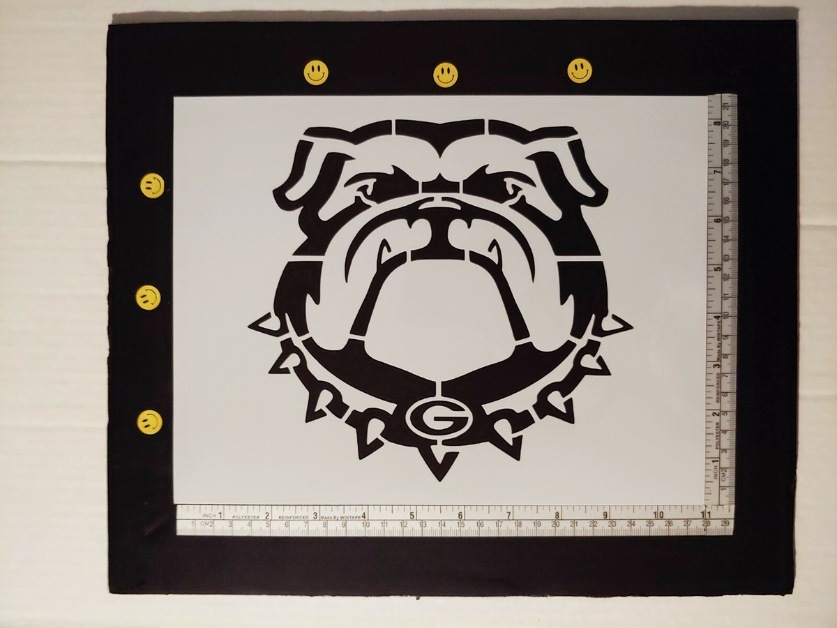 Bulldog Bull Dog Georgia Bulldogs 11 bulldog-bull-dog-georgia-bulldogs-11-x-8-5-custom-stencil-fast-free-shipping-ebay