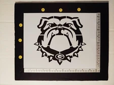 Bulldog Bull Dog Georgia Bulldogs 11" x 8.5" Custom Stencil FAST FREE SHIPPING