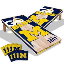 Michigan Wolverines Cornhole Boards 2x4 Pro R...