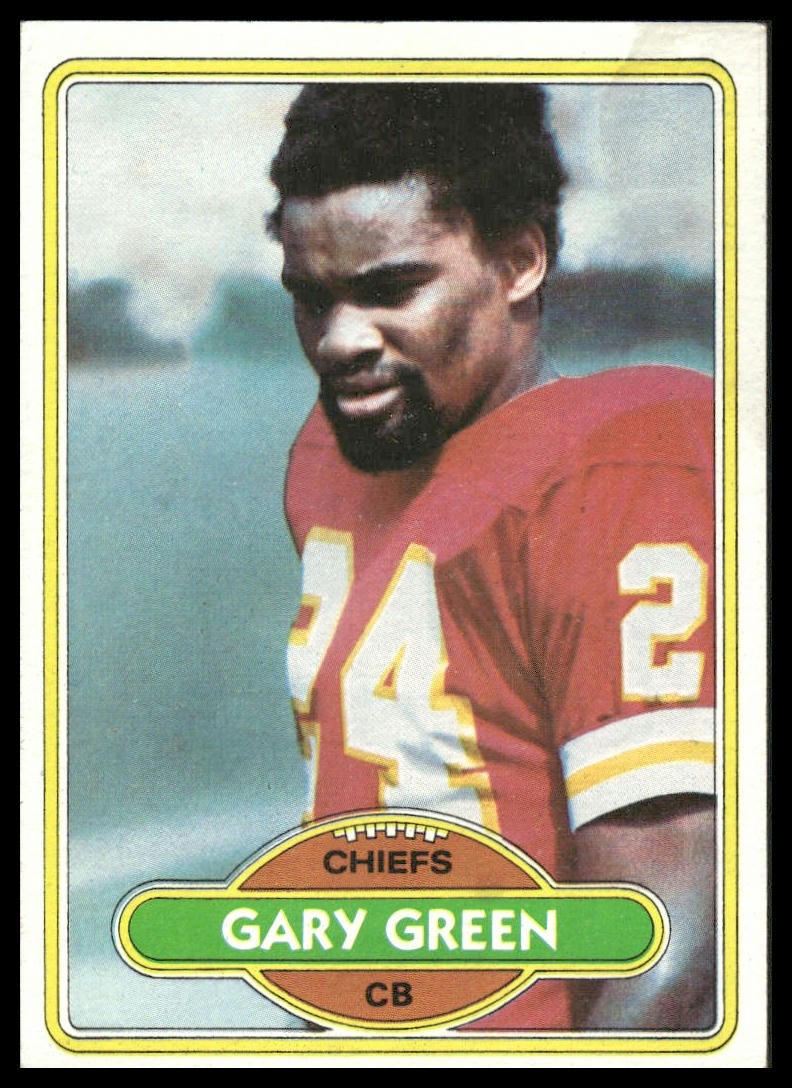 Gary Green 1980 Topps #133 Kansas City Chiefs