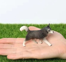 Husky Puppy Dog Animal Toy PVC Action Figure Doll Kids Toys Party Gifts