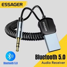 Essager USB Bluetooth 5.0 AUX Adapter Car Audio Receiver 3.5mm Handsfree