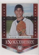 2012 Elite Extra Edition Aspirations Die-Cut 141/200 Drew VerHagen #51 1b3