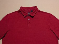 Hugo Boss Regular Fit Mercerized Cotton Polo Shirt Sz L Large Red