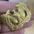 Vintage WW2 US Army Warrant Officer Hat Badge Eagle Insignia Pin WWII Military