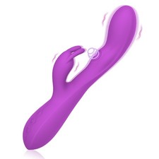 Rabbit Vibrator G Spot Clitoral Stimulator Dual Motor Massager Toy for Women