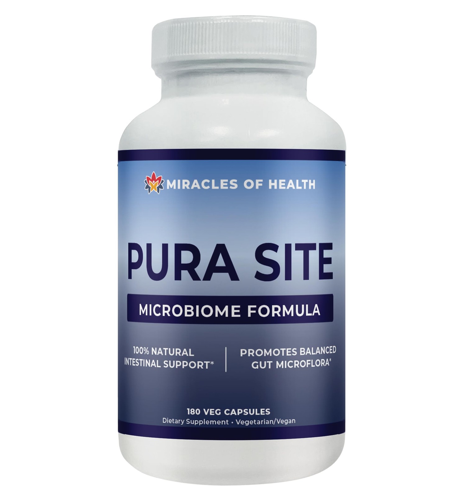 Pura Site | Intestinal Formula | Diatomaceous Earth, Black W