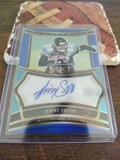 2024 Panini Select JIMMY SMITH Signatures Blue Prizm Auto 85/149 Jaguars #SP-JSH