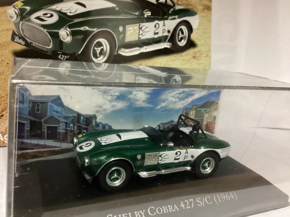 American cars SHELBY AC COBRA 427 S/C  1964,  1:43, die-cast, nuova DEAGOSTINI - Immagine 2 di 4