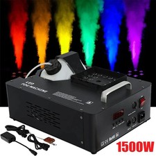 1500W 24LED Smoke Machine Remote Ctrl Stage Fog Machine Wedding Party DJ Disco