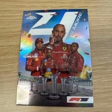 Lewis Hamilton 4 & More F1 Topps Chrome Hamilton