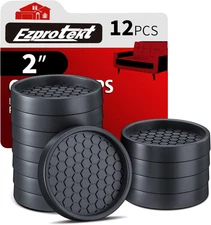 2 Inch Non Slip Furniture Pads for Hardwoods Floors, Non Skid Furniture Coasters