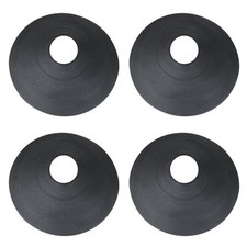 14136 Rain Collar 1.5"-3" for No-Calk Roof Flashings,Black Set of 4 