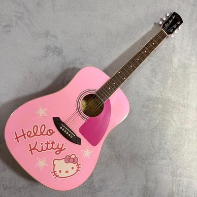 Fender Squier Hello Kitty Akustikgitarre Pink