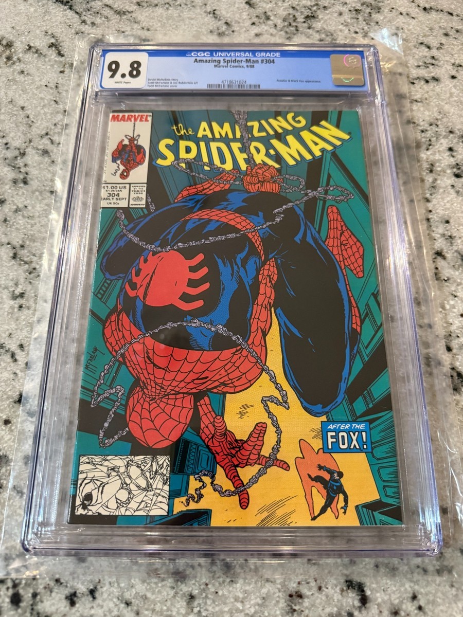 Amazing Spider-Man # 304 CGC 9.8 Marvel Comic Book 1988 Todd