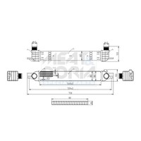 Meat & Doria LadeluftküHler LLK FüR Fiat Qubo 1.3 D Multijet Fiorino 225 AA