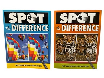 Spot the Difference Picture Activity Book Observation Detail Mental Exercise