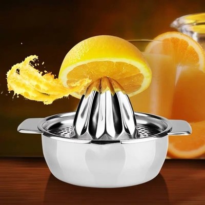 Robuste manuelle Edelstahl-Entsafter für Zitrusfrüchte - einfach zu bedienen & zu reinigen