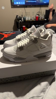 Air Jordan 4 Retro  White Oreo  Size 10.5 Men s