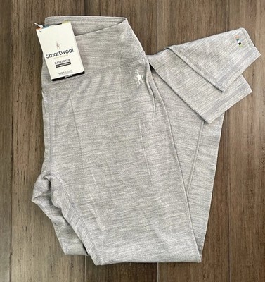Smartwool Womens Merino 150 Baselayer Bottom Light Gray Heather Small NWT $85