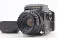 【NEAR MINT w/ Hood】 Zenza Bronica ETR S Film camera ZENZANON MC 75mm f/2.8 Lens