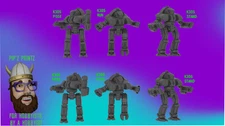Battle Hawk Alternate Mech Model For Battletech 6mm-10mm-15mm RLWS