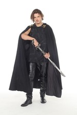 Black Medieval Cape
