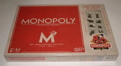 Jeu de société Monopoly édition 80ème anniversaire 1935-2015 - Contenu scellé - Photo 1/2