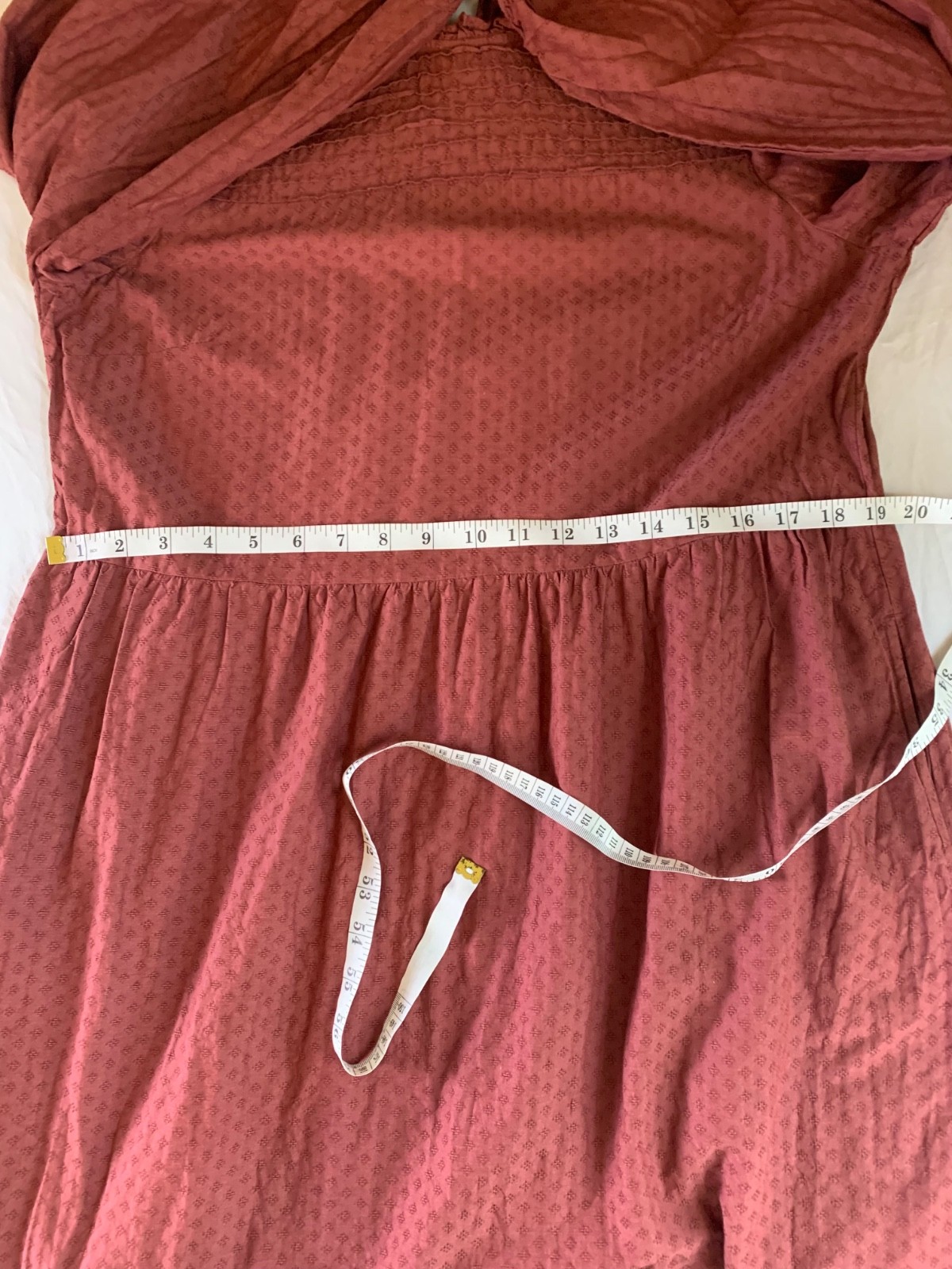 Universal Thread rust-burgundy prairie dress, ruf… - image 10