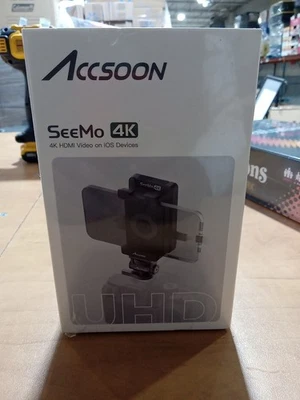 ACCSOON SeeMo 4K HDMI to USB-C Video Transmitter for iPhone/ipad 4K30/108060 New