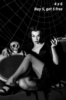 VAMPIRA - 4x6 Photo  Classic Horror Television Gothic Glamour Portrait