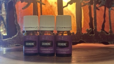 (3) Young Living Essential Oils Grounding 5ml each. New/sealed