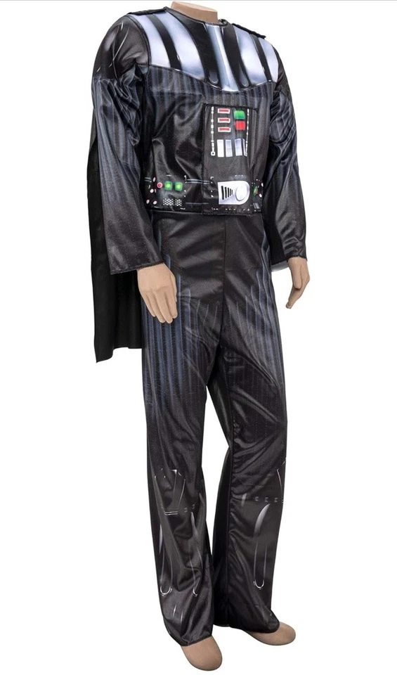 Star Wars Darth Vader Adaptive Costume Jazwares-Size Medium 8-10 - Image 2 of 4