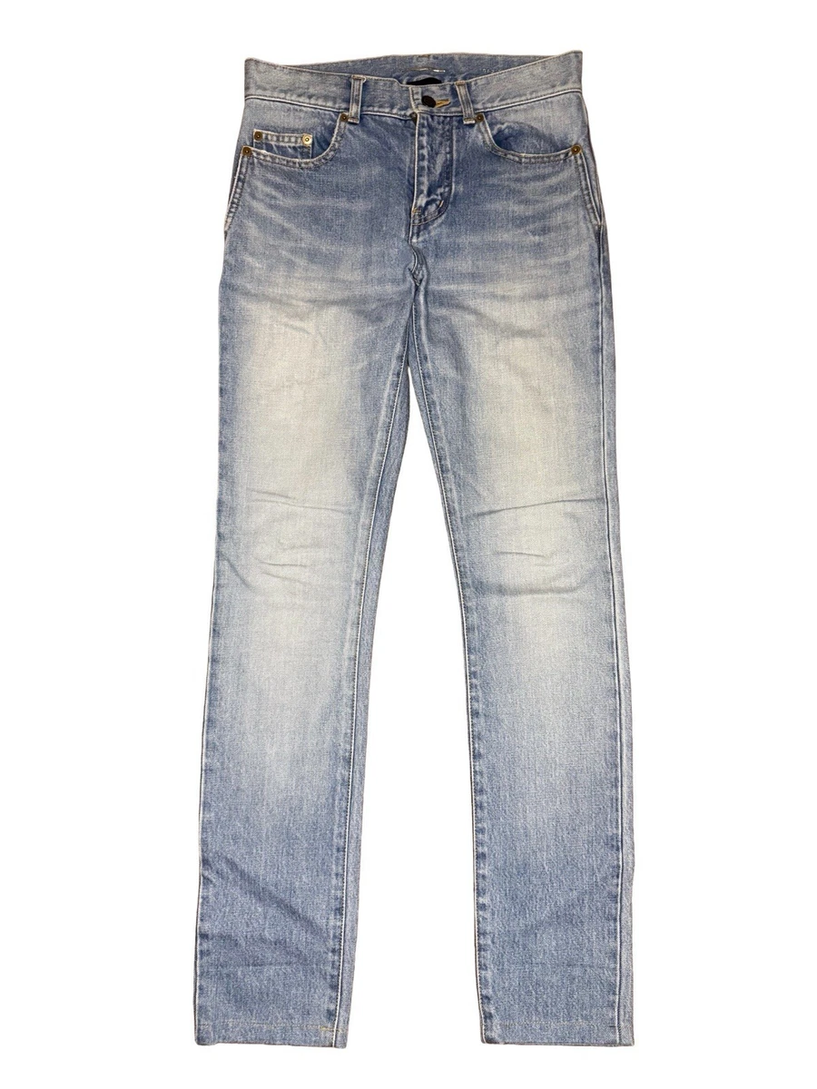 Saint Laurent Blue Slim Jeans for Men for sale | eBay
