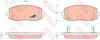 TRW GDB3369 Bremsbelagsatz, Scheibenbremse FüR Dodge, Hyundai, Kia, Naza