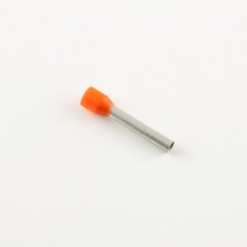 12 Ga. Orange Insulated Ferrules, 0.71" Pin Lg. - pack of 100