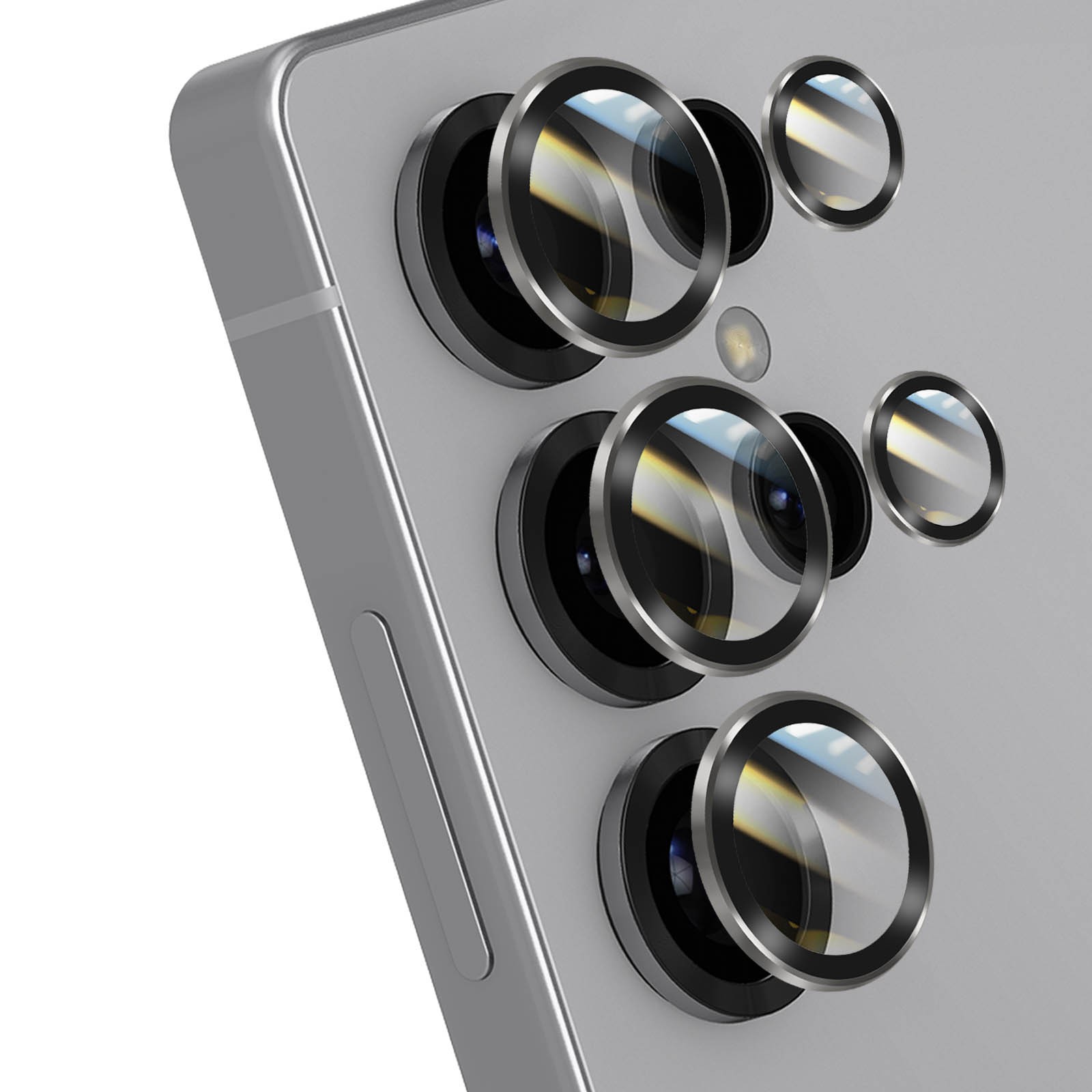Verre trempé objectif Galaxy S25 Ultra anti-choc en aluminium pour vos voyages