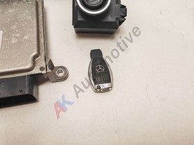 Mercedes E Class W212 E220 CDI Engine ECU Lock Set Kit Speedo Key A6519000503