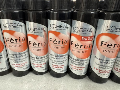 L'oreal Feria shimmering multi tone hair color 3.66 smoldering darkest auburn - Picture 4 of 8