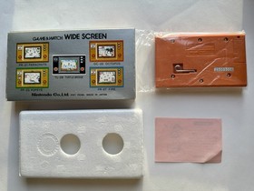 Nintendo Game & Watch-FIRE ATTACK- ID-29-Wide Screen-1982-Box-Pink Insert 
