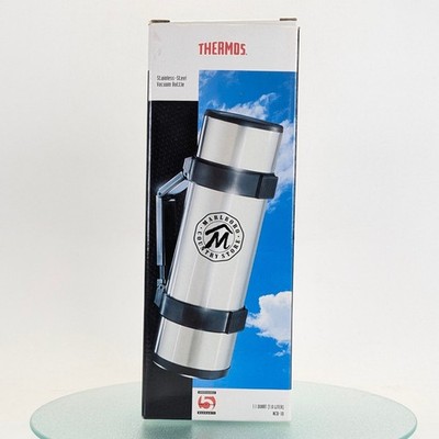 Marlboro Country Store Thermos 1.1 Qt Stainless Steel Vacuum Bottle NEW IN BOX