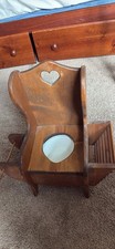Vintage Wooden Child  s Potty Chair