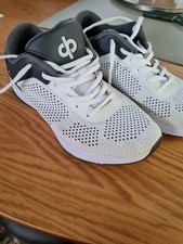 Drakes Pride Astro Men's Bowling Shoes Size 7 White & Grey Great Condition