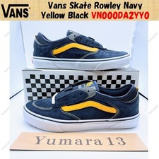 Vans Skate Rowley Azul Marino Amarillo Negro VN000DA2Y0 Para hombres Talla