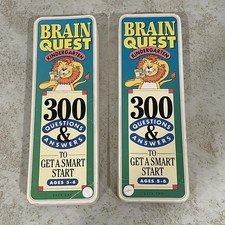 Brain Quest Kindergarten 300 Questions Answers Deck One Two Workman 1993