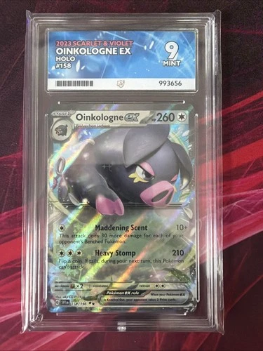 Oinkologne ex 158/198 ACE graded card