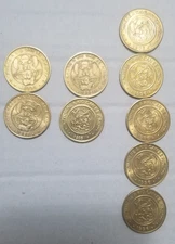 Vintage Chuck E Cheese Coins Lot of 9 Arcade Tokens 1994-1996 MAKE AN OFFER