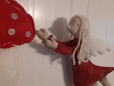 Acufactum Engel Skandinavische Weihnacht Tilda Puppe Noel Angel Handarbeit XMAS