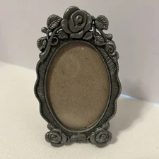 The Weston Gallery Picture Mini Frame Ornate Victorian Oval Rose 2x3