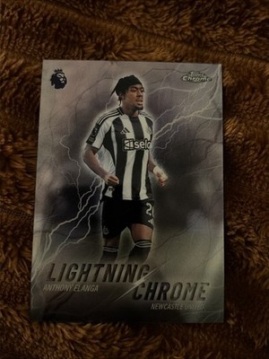 2025-26 Topps Chrome Premier League - Lightning Chrome Anthony Elanga #LC-7